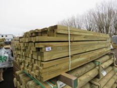 LARGE BUNDLE OF MAINLY 55MM X 45MM TIMBER BATTENS, 2.4M-2.7M LENGTH APPROX PLUS SOME OTHER TIMBERS.