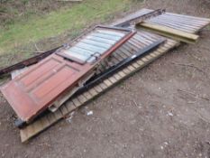 LARGE SLIDING GATE WITH RUNNER, 10FT LENGTH X 5FT HEIGHT APROX. THIS LOT IS SOLD UNDER THE AUCTIO