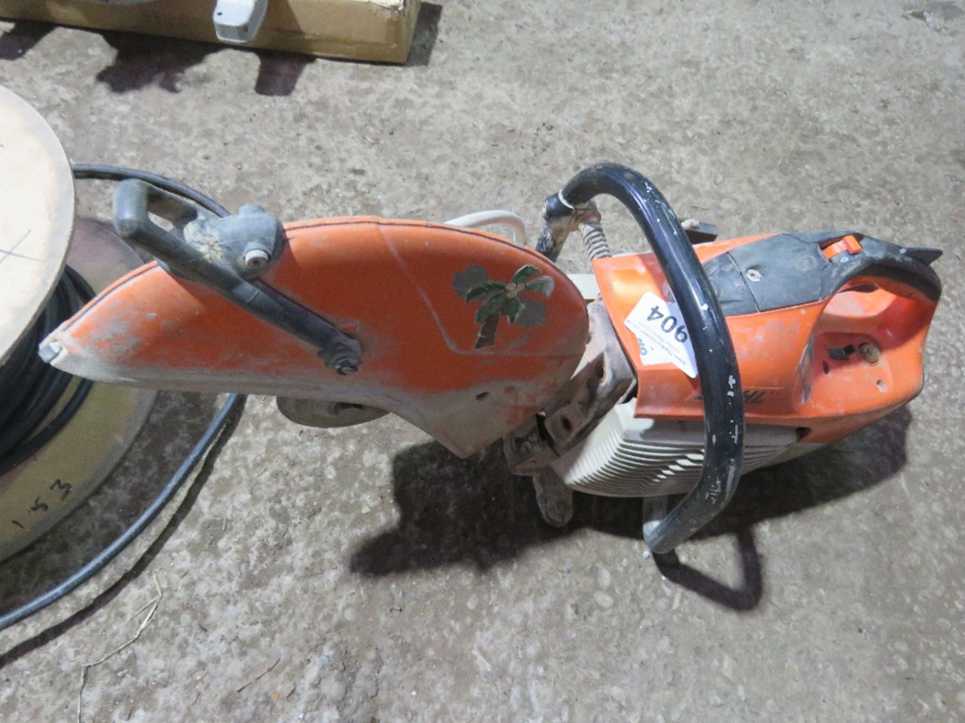 STIHL TS410 PETROL SAW.