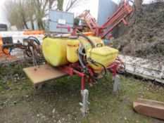 HARDI BOSS PLUS DEMOUNTABLE SPRAYER UNIT WITH HYDRAULIC DRIVEN PUMP UNIT.