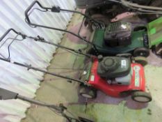 LASER SELF DRIVE PETROL MOWER, NO BAG. THIS LOT IS SOLD UNDER THE AUCTIONEERS MARGIN SCHEME, THER