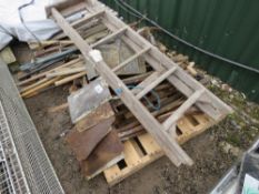 PALLET OF ASSORTED HAND TOOLS: SHOVELS FORKS ETC THIS LOT IS SOLD UNDER THE AUCTIONEERS MARGIN SC