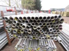 STILLAGE OF STEEL SCAFFOLD TUBES, 8FT LENGTH APPROX. 144NO IN TOTAL APPROX.