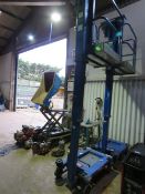 POWER TOWER NANO MAST LIFT BATTERY POWERED ACCESS UNIT, YEAR 2014 BUILD. WORKING HEIGHT 4.5M. WHEN T