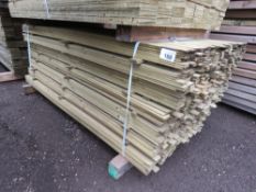 LARGE PACK OF PRESSURE TREATED VENTIAN SLAT CLADDING TIMBER 1.74M LENGTH X 45MM X 17 MM WIDTH APPRO