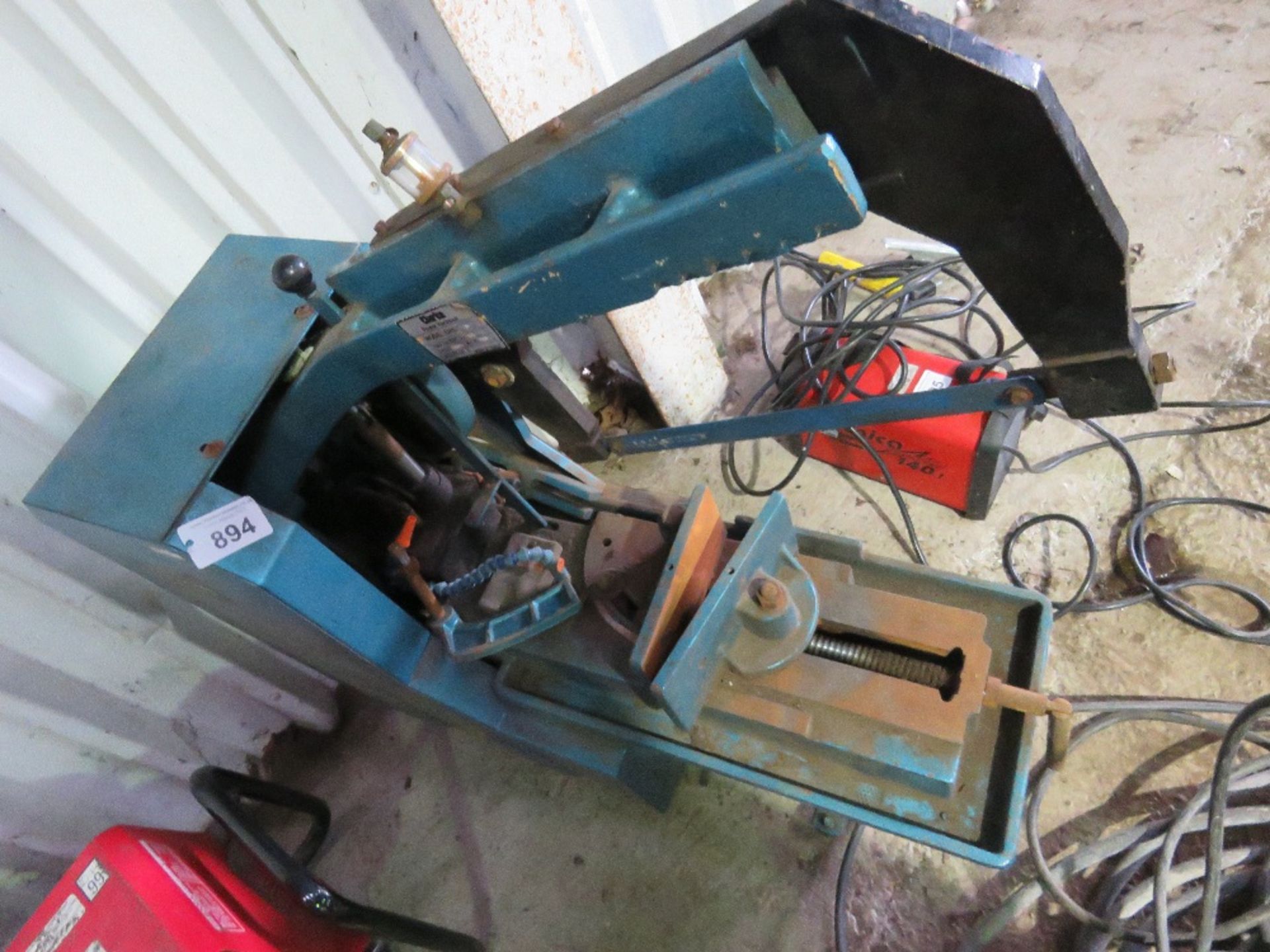 CLARKE CHS 240VOLT POWERED POWER HACKSAW WITH WHEELS. THIS LOT IS SOLD UNDER THE AUCTIONEERS MARG - Image 3 of 4