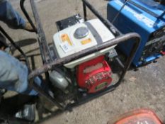 HONDA 110VOLT OUTPUT GENERATOR. THIS LOT IS SOLD UNDER THE AUCTIONEERS MARGIN SCHEME, THEREFORE N