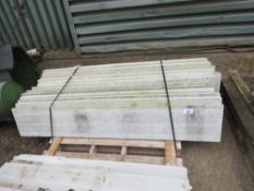 12 x CONCRETE GRAVEL BOARDS, 6FT LENGTH.