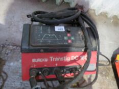 MUREX TRANSTIG DC160 WELDER, 240VOLT POWERED. DIRECT FROM LOCAL COMPANY. SURPLUS TO REQUIREMENTS.