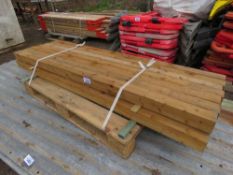 15NO TIMBER 3" POSTS, 1.8M LENGTH APPROX. THIS LOT IS SOLD UNDER THE AUCTIONEERS MARGIN SCHEME, T
