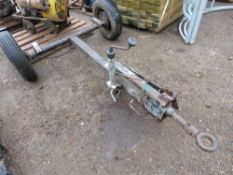 TRAILER / COMPRESSOR CHASSIS ASSEMBLY WITH WHEELS. THIS LOT IS SOLD UNDER THE AUCTIONEERS MARGIN