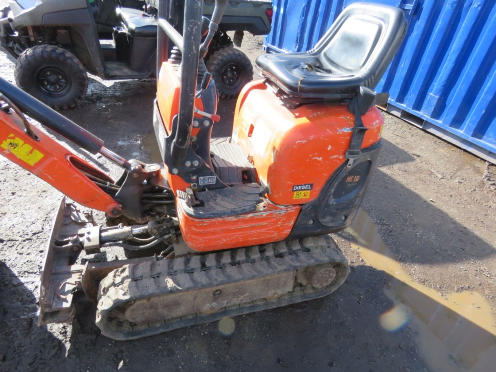 KUBOTA K008-3 MICRO EXCAVATOR YEAR 2017. 4NO BUCKETS, 2004 REC HOURS. SN:29457. WHEN TESTED WAS SEE - Image 6 of 10