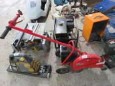 THOR AIR POWERED FLOOR SAW TROLLEY WITH A BLADE. THIS LOT IS SOLD UNDER THE AUCTIONEERS MARGIN SC