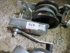 HEAVY DUTY TRAILER WINCH.