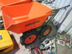 KTMD250C PETROL ENGINED 4WD CHAIN DRIVEN POWER BARROW, APPEARS UNUSED.