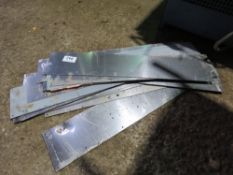 QUANTITY OF STAINLESS STEEL KICK PLATES 150MM X 800MM APPROX.