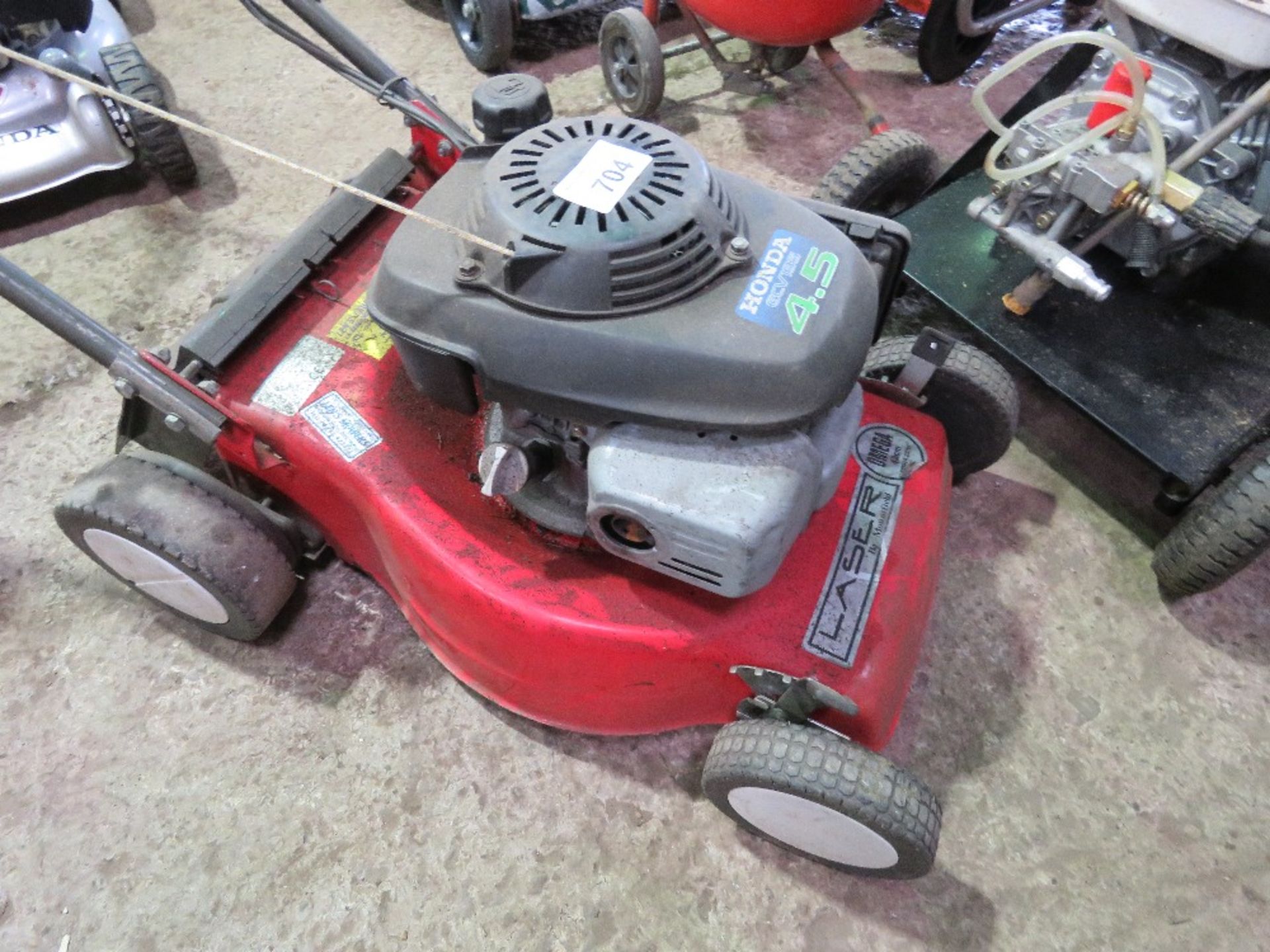 LASER SELF DRIVE PETROL ENGINED LAWNMOWER. NO COLLECTOR. THIS LOT IS SOLD UNDER THE AUCTIONEERS - Image 2 of 3