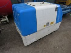 FG WILSON 17.5KVA RATED GENERATOR, 762 REC HOURS. YEAR 2001 BUILD. WHNE TESTED WAS SEEN TO RUN AND S