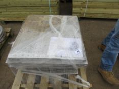 PALLET OF MANHOLE COVERS: 10NO 600 X 600X 35MM SIZE.