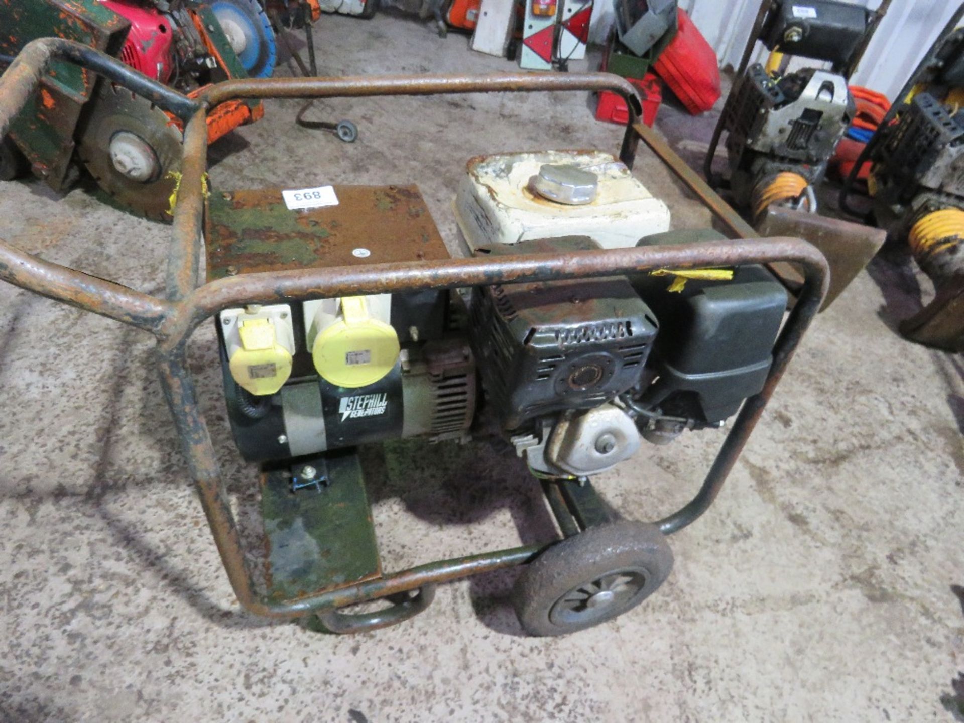 STEPHILL PETROL ENGINED GENERATOR. THIS LOT IS SOLD UNDER THE AUCTIONEERS MARGIN SCHEME, THEREFO - Image 3 of 6