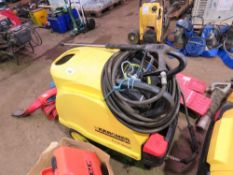 KARCHER COMMERCIAL HDS601 ECO WITH HOSE AND LANCE, 240VOLT POWERED. THIS LOT IS SOLD UNDER THE AU