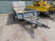 IFOR WILLIAMS TWIN AXLED PLANT TRAILER, 10FT X 6FT APPROX. SN:SCK60000020345334. DB CODE: 2+66073. Y