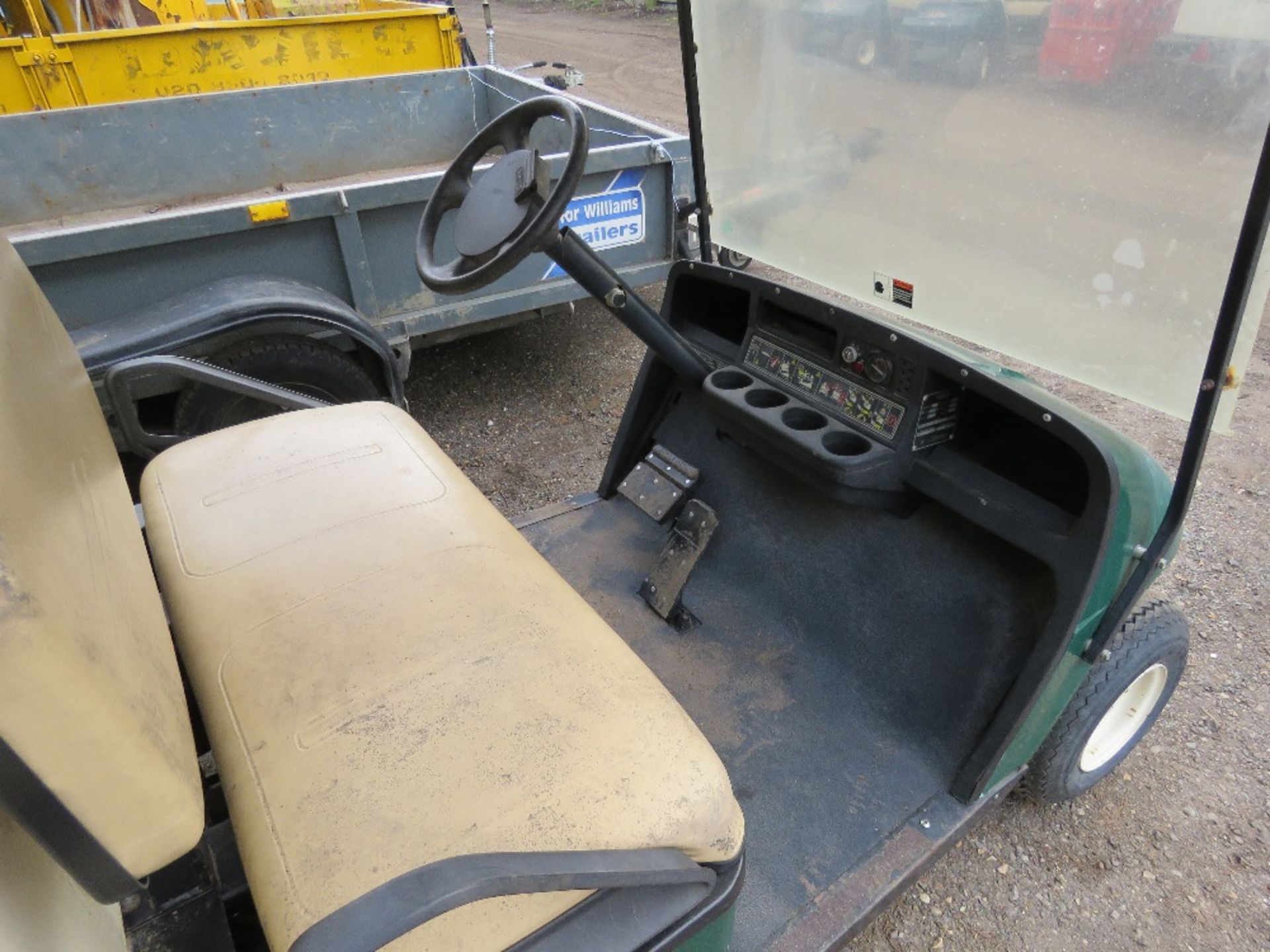 EZGO PETROL ENGINED GOLF BUGGY / CATERING TRUCK. DIRECT FROM FISHING LAKES WHO NO LONGER PROVIDE CAT - Image 14 of 20