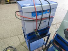 GNB 2100HP 3 PHASE POWERED FORKLIFT TRUCK CHARGER ON A TROLLEY. 80VOLT/60AMP OUTPUT. SOURCED FROM F