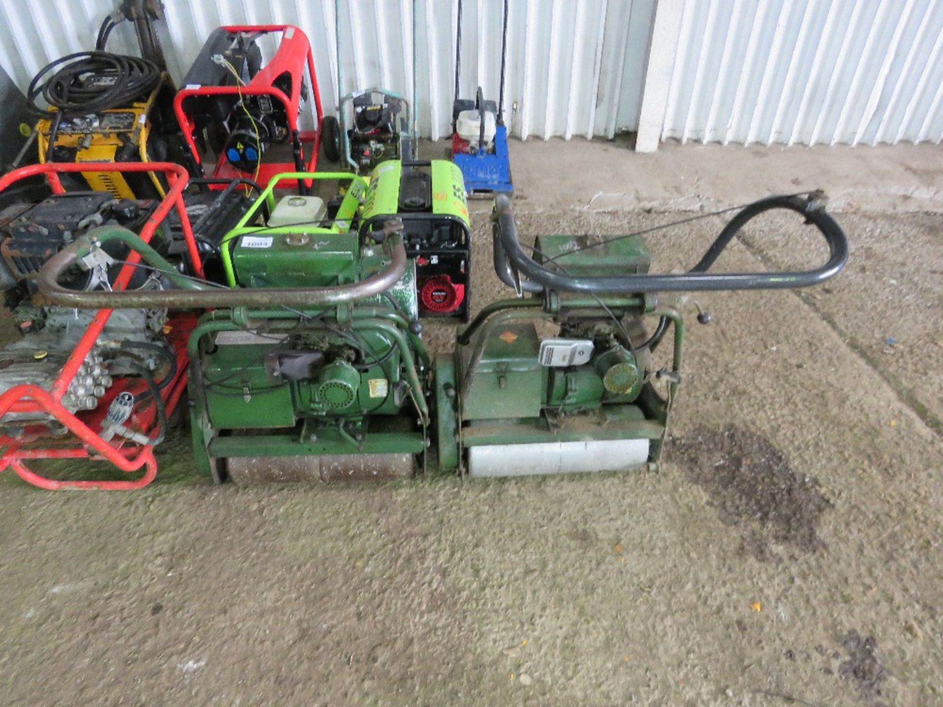 2 X LARGE PETROL ENGINED CYLINDER MOWERS, PLUS ONE GRASS BOX. WHEN TESTED WERE SEEN RUNNING. EXECUTO - Image 8 of 8