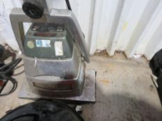 FLOOR SANDER PLUS A VACUUM, 240VOLT. THIS LOT IS SOLD UNDER THE AUCTIONEERS MARGIN SCHEME, THEREF