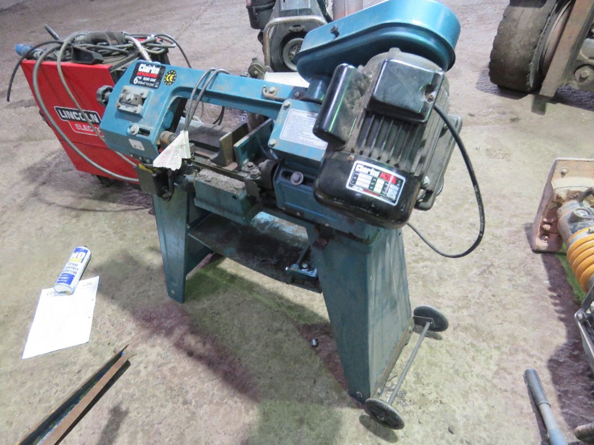 CLARKE 6" METALWORKER BANDSAW, 240VOLT POWERED. - Image 3 of 6