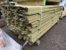 LARGE PACK OF PRESSURE TREATED VENTIAN SLAT CLADDING TIMBER 1.74M LENGTH X 45MM X 17 MM WIDTH APPRO