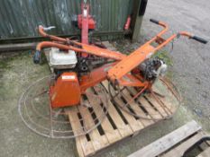 PALLET CONTAINING 2 X CLIPPER CONCRETE POWER FLOATS FOR SPARES/REPAIR.