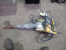 DEWALT BREAKER AND SDS DRILLS, 110VOLT POWERED. THIS LOT IS SOLD UNDER THE AUCTIONEERS MARGIN SCH