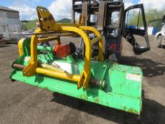 CABE HEAVY DUTY REVERSIBLE TRACTOR MOUNTED PTO DRIVEN FLAIL MOWER MODEL TEN R SUPER, YEAR 2010 BUIL