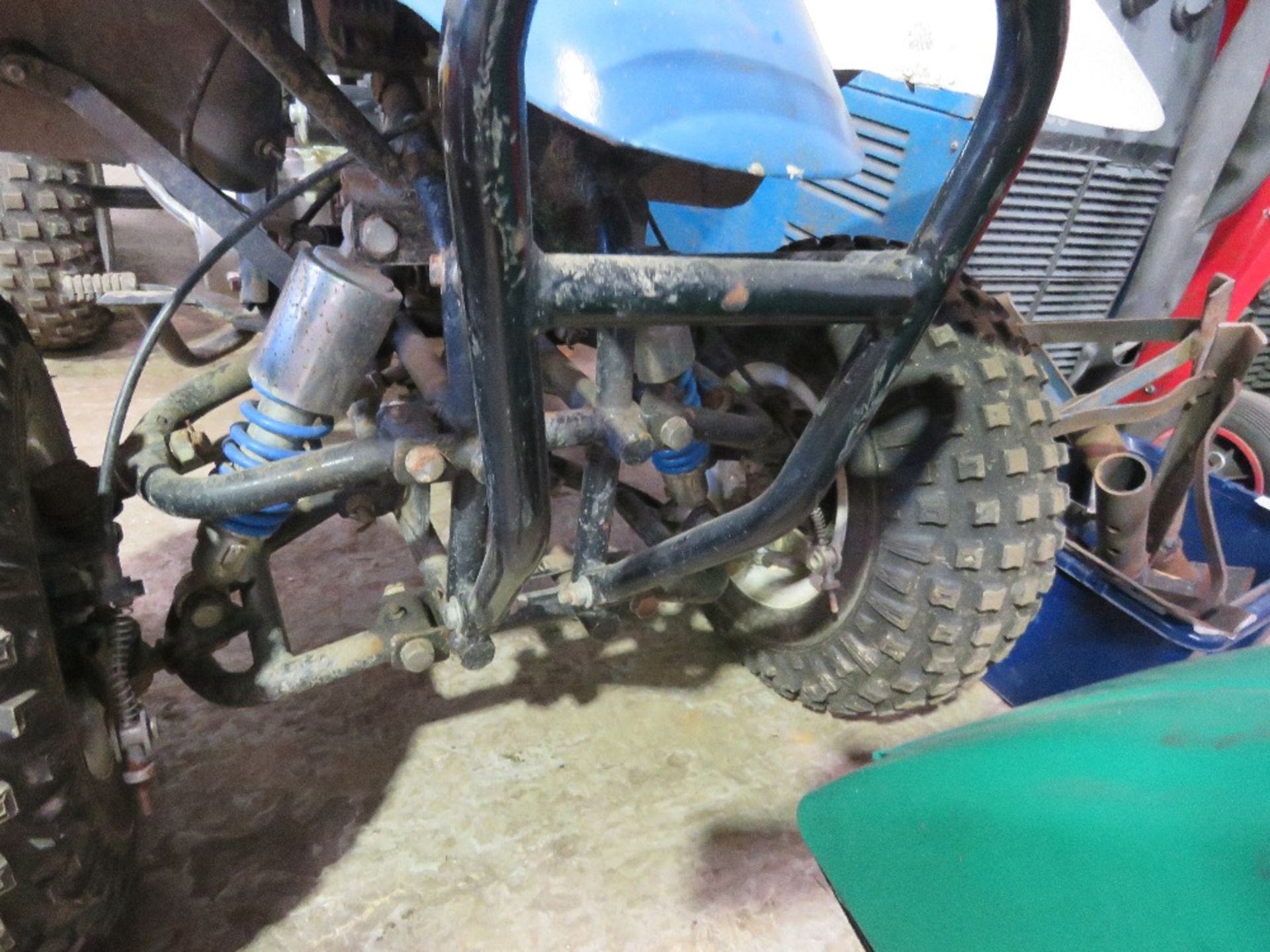 PETROL ENGINED 2WD QUAD BIKE, WHEN TESTED WAS SEEN TO RUN AND DRIVE..UNUSED FOR SOME TIME SO WOULD B - Image 8 of 8