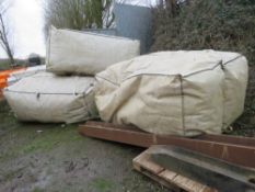 3 X LARGE FALL ARRESTOR BAGS, 8FT X 5FT APPROX. THIS LOT IS SOLD UNDER THE AUCTIONEERS MARGIN SCH