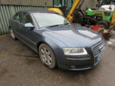 BID INCREMENT NOW £100 AUDI A8 3.0TDI QUATTRO SALOON CAR REG:AO56 ZGN. WITH V5