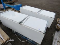 2 X BUILT IN FRIDGE FREEZER UNITS, SOURCED FROM COMPANY LIQUIDATION. THIS LOT IS SOLD UNDER THE A