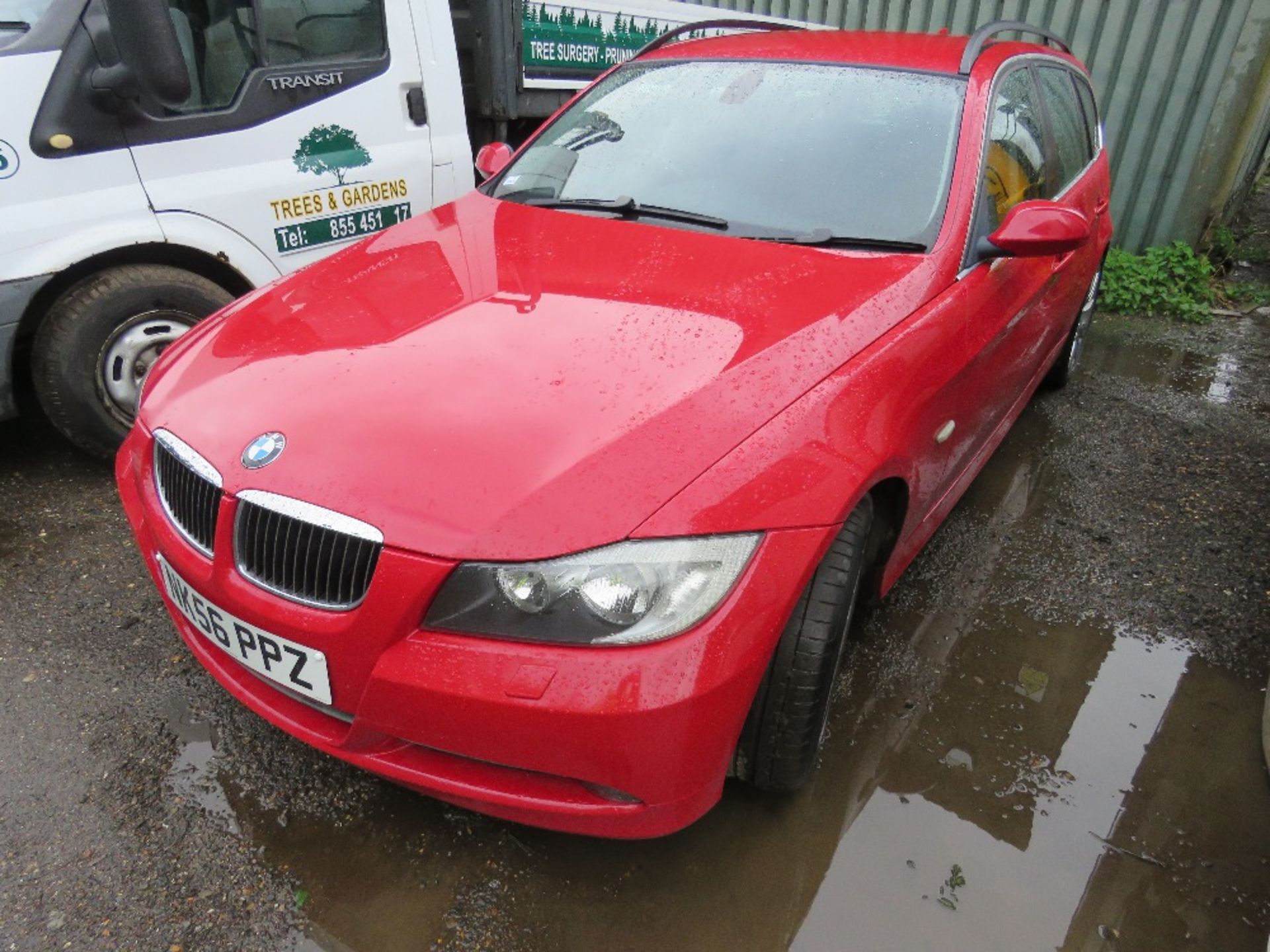 BID INCREMENT NOW £50 BMW 330 DIESEL ESTATE CAR REG:NK56 PPZ. WITH V5. TEST UNTIL 13.12.23. - Image 2 of 12