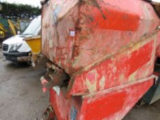 3NO TELEHANDLER MOUNTED TIPPING SKIPS WITH AUTOLOCK SYSTEM.