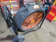 LARGE RHINO 110VOLT FAN, NEEDS ATTENTION, SWITH PANEL LOOSE..