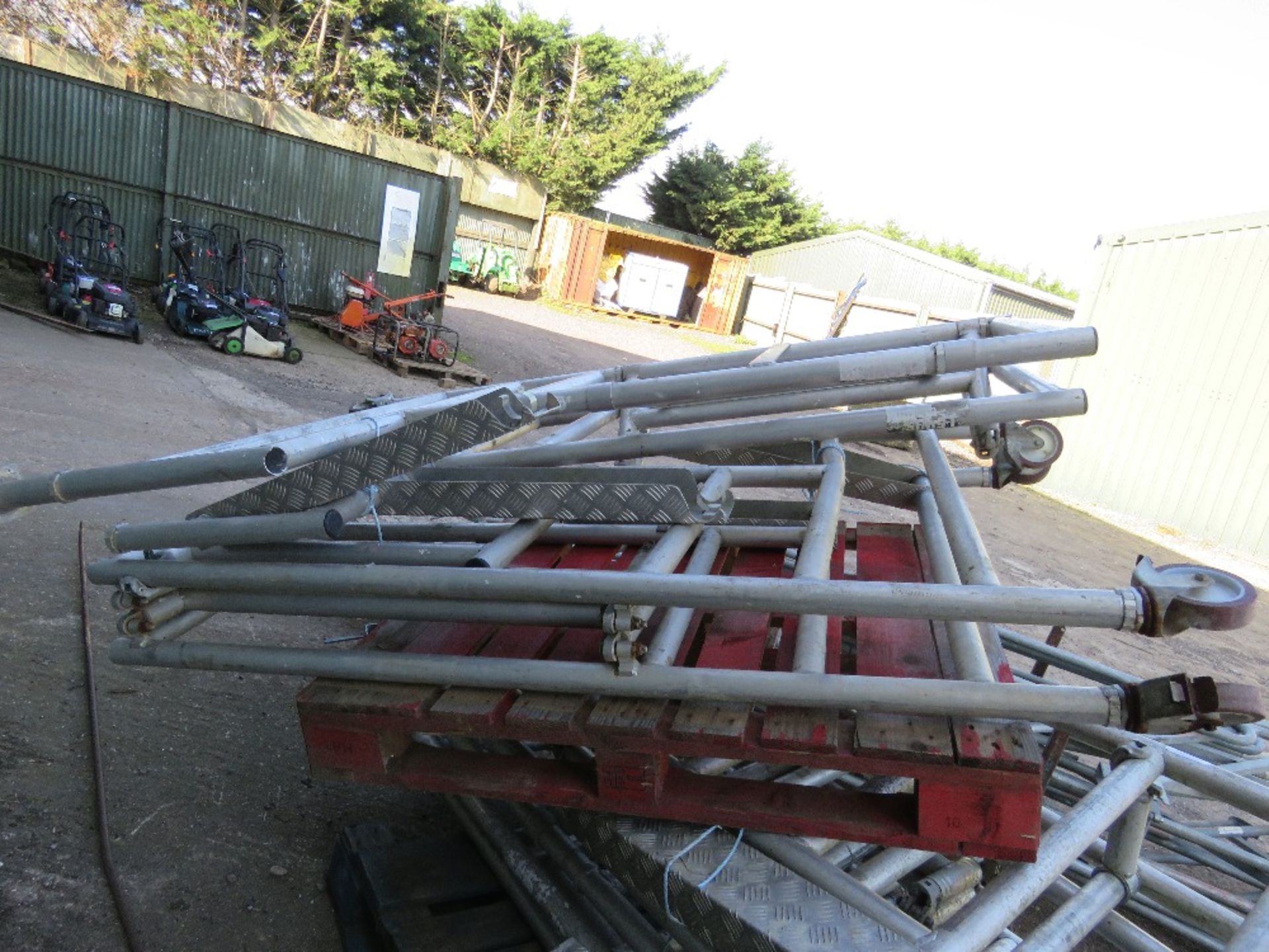 5 X ALUMINIUM PODIUM FRAMES, NO PLATFORMS. THIS LOT IS SOLD UNDER THE AUCTIONEERS MARGIN SCHEME, - Image 8 of 9