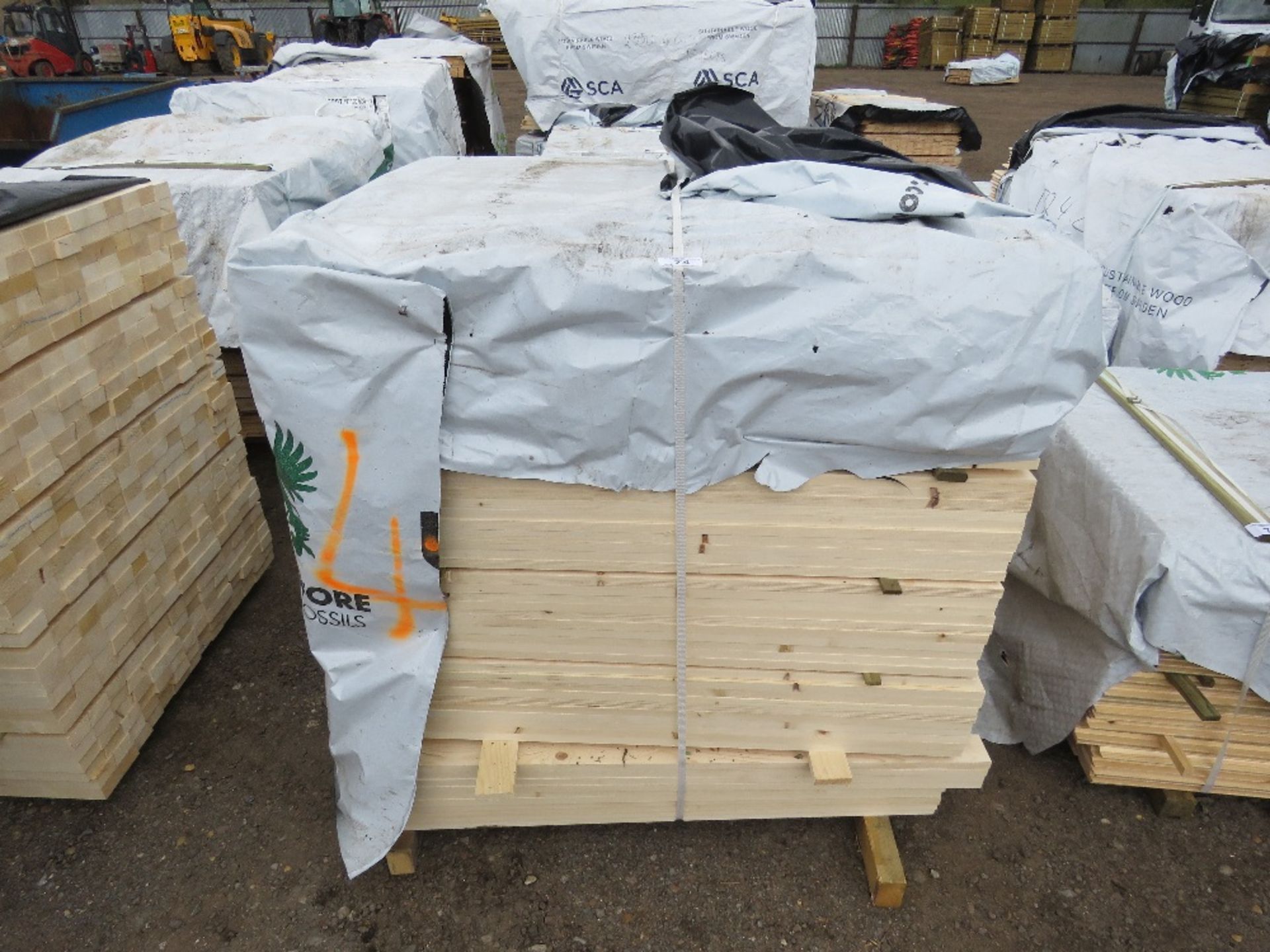 PACK OF UNTREATED TIMBER SLATS/RAIL 1.2M LENGTH X 70MM X 20MM APPROX. - Image 2 of 3