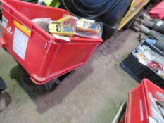 2 X BOXES OF TOOLS AND SUNDRIES. THIS LOT IS SOLD UNDER THE AUCTIONEERS MARGIN SCHEME, THEREFORE
