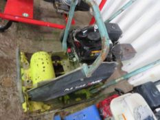 AMMANN HEAVY DUTY COMPACTION PLATE, TANK DAMAGED ON TOP.