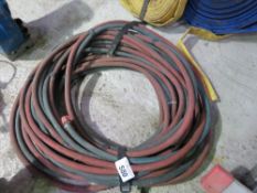 GAS CUTTING HOSES. THIS LOT IS SOLD UNDER THE AUCTIONEERS MARGIN SCHEME, THEREFORE NO VAT WILL BE C