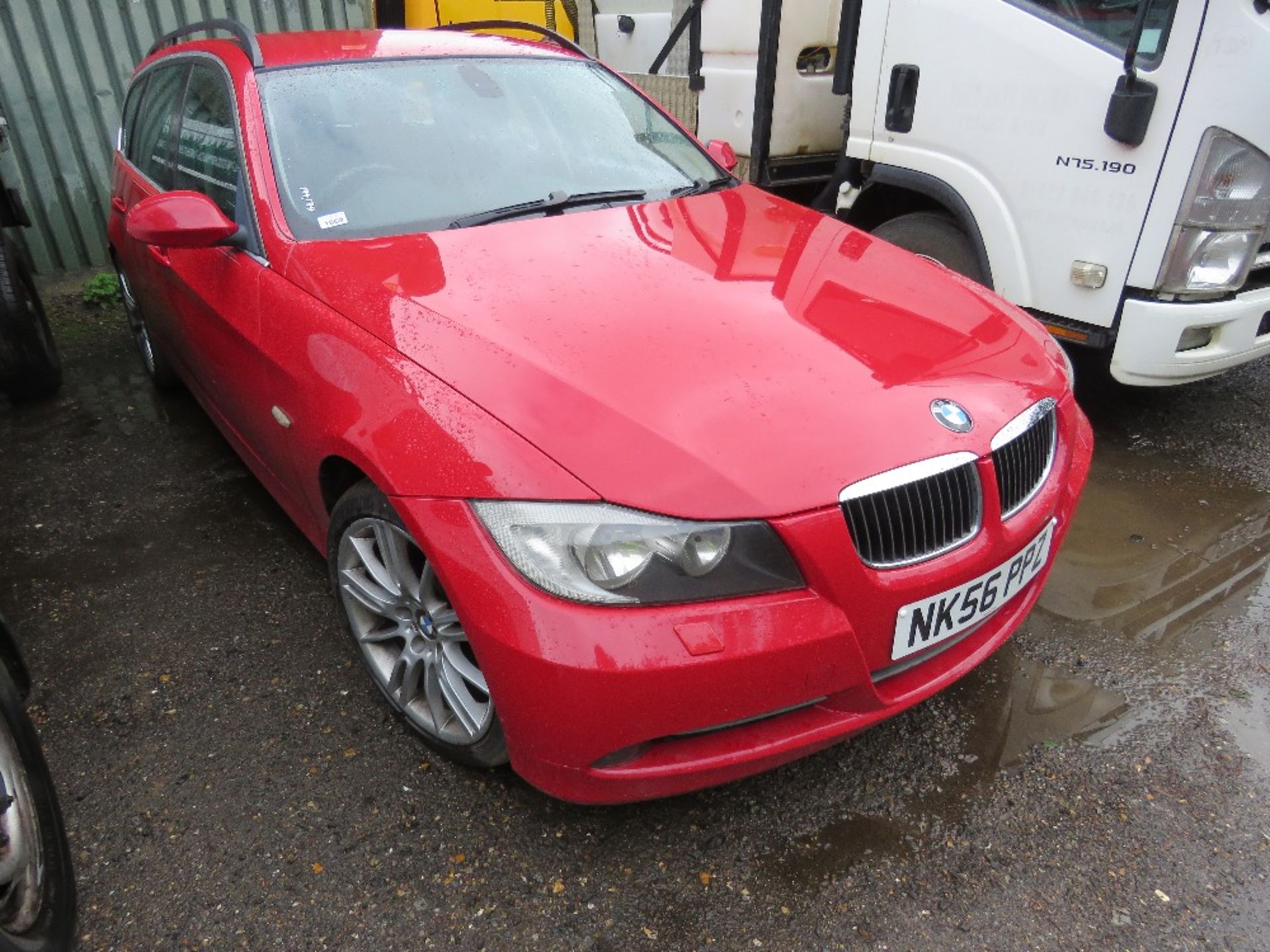 BID INCREMENT NOW £50 BMW 330 DIESEL ESTATE CAR REG:NK56 PPZ. WITH V5. TEST UNTIL 13.12.23.