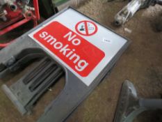 3NO PLASTIC NO SMOKING SIGNS. THIS LOT IS SOLD UNDER THE AUCTIONEERS MARGIN SCHEME, THEREFORE NO