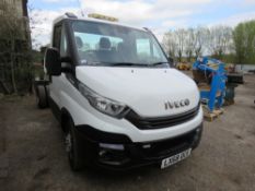 IVECO 35-180 3500KG RATED CHASSIS CAB REG: LX68 OCE WITH V5 AND SOME SERVICE PRINTOUTS. MOT EXPIRED